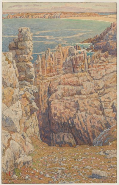 Scogliere di Camaret da Henri Rivière