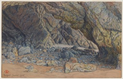 Grotte di Morgat da Henri Rivière