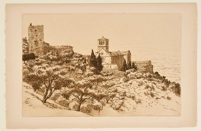 La Basilica di Assisi da Henri Rivière