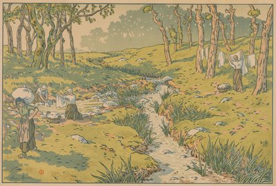 Aspetti della natura: Il ruscello da Henri Rivière