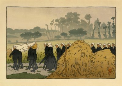 Funerale a Trestraou da Henri Rivière