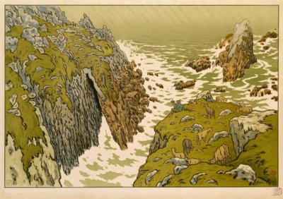 La scogliera da Henri Rivière