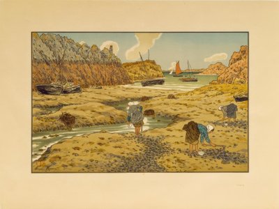 Il porto di Loguivy a bassa marea da Henri Rivière