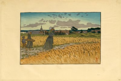 Il borgo di Perros-Guirec da Henri Rivière