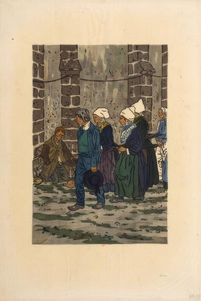 Il Perdono di Sainte-Anne-la-Palud da Henri Rivière