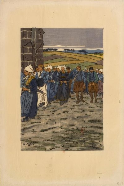Il perdono di Sainte-Anne-la-Palud da Henri Rivière