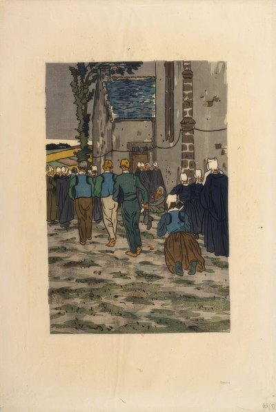 Il Perdono di Sainte-Anne-la-Palud da Henri Rivière
