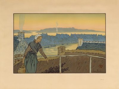 Loguivy la sera da Henri Rivière