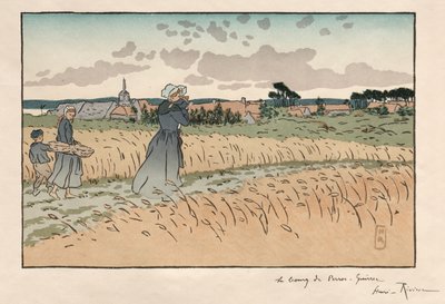 Paesaggi parigini: Il borgo di Perros-Guirec da Henri Rivière