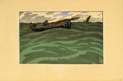 Pescatori in mare (Loguivy) da Henri Rivière