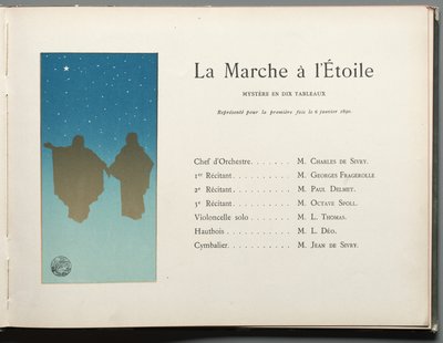 Il progresso delle stelle: la marcia verso la stella misteriosa in dieci tableaux da Henri Rivière