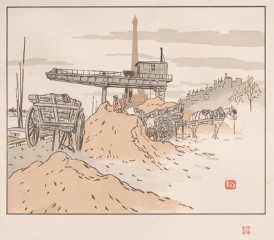 Trentasei vedute della Torre Eiffel: Dal Quai de Grenelle da Henri Rivière
