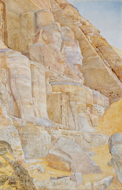 Il Grande Tempio di Abu Simbel da Henri Roderick Newmann