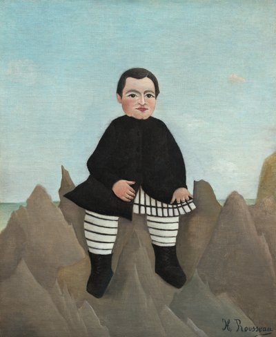 Ragazzo sulle Rocce da Henri Rousseau
