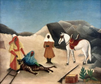 La caccia alla tigre da Henri Rousseau