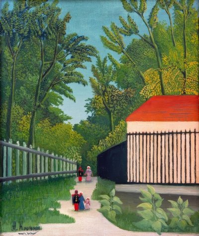 Passeggiata al parco Montsouris da Henri Rousseau