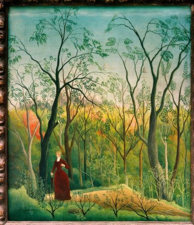 Passeggiata nella foresta da Henri Rousseau
