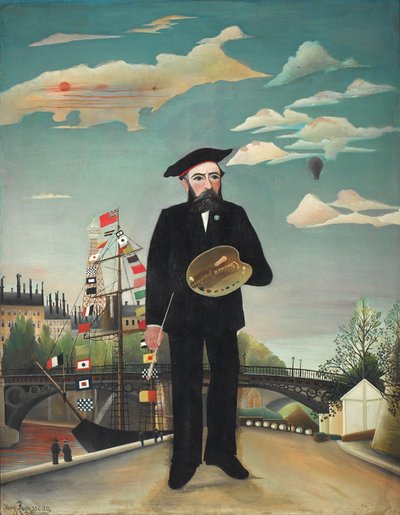Me stesso: Ritratto - Paesaggio da Henri Rousseau