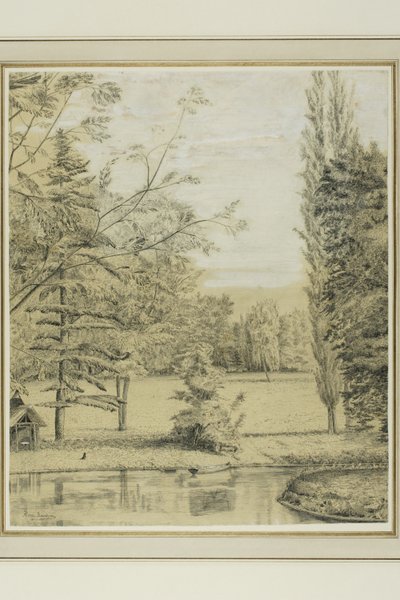 Paesaggio fluviale e parco da Henri Rousseau