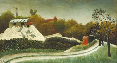 Segheria, periferia di Parigi da Henri Rousseau
