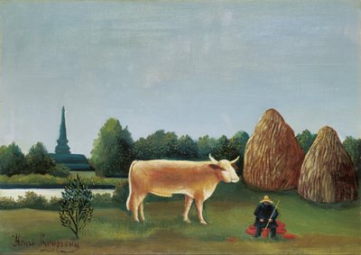 Scena a Bagneux, nella periferia di Parigi da Henri Rousseau