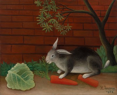 Il pasto del coniglio da Henri Rousseau