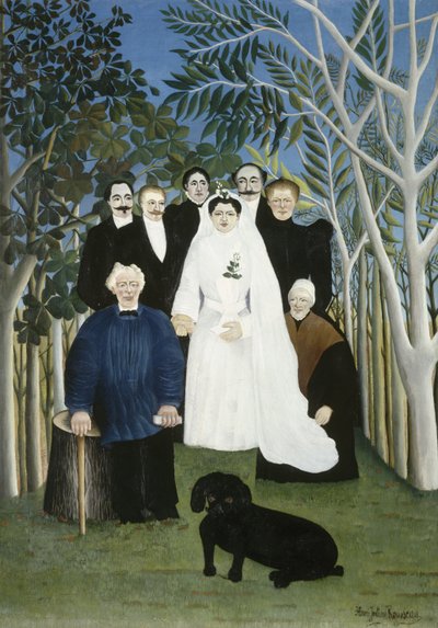 La festa di matrimonio da Henri Rousseau