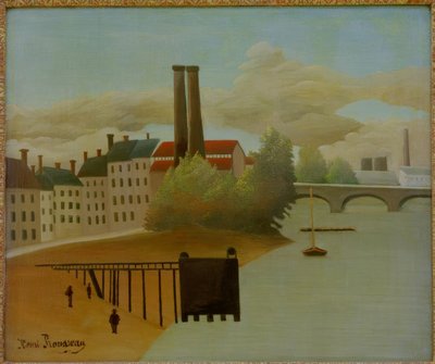 Veduta dei dintorni di Parigi da Henri Rousseau