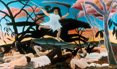 Guerra, o la cavalcata della Discordia, 1894 da Henri Rousseau