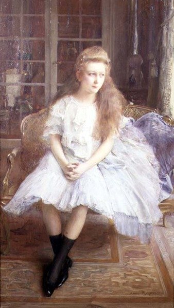 Ritratto di una giovane ragazza da Henri Royer