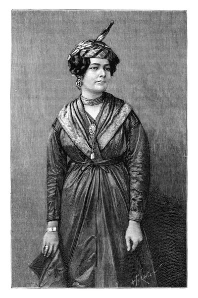 Una donna creola della Martinica, c1890 da Henri Thiriat