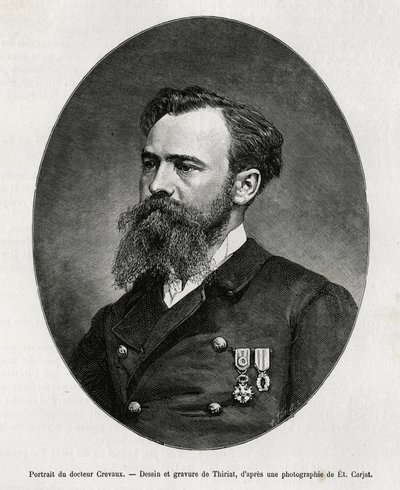 Ritratto del Dott. Jules Nicolas Crevaux (1847-1882), medico ed esploratore del Sud America (dalla Guyana francese all