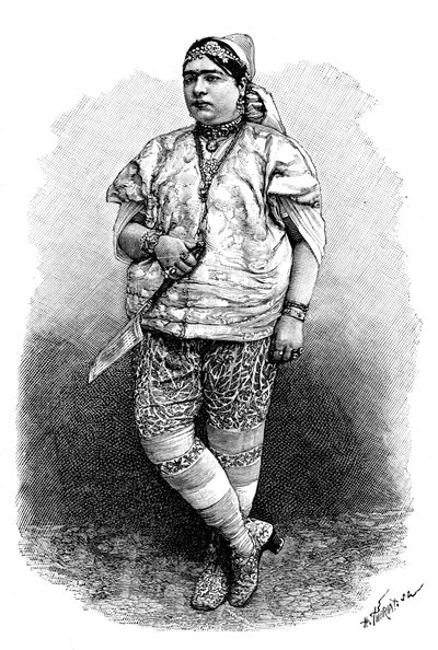 Ebrea tunisina, c1890 da Henri Thiriat