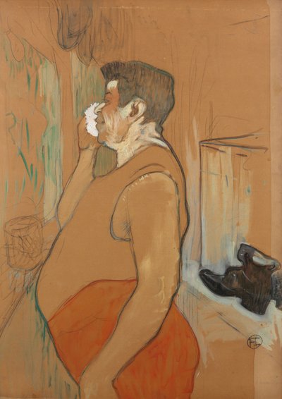 Monsieur Caudieux, attore di caffè concerto, 1896 da Henri Toulouse Lautrec de