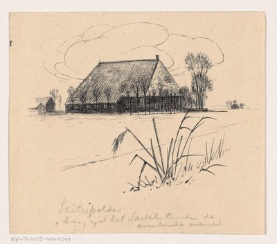 Fienile nella Saiterpolder da Henri Verstijnen