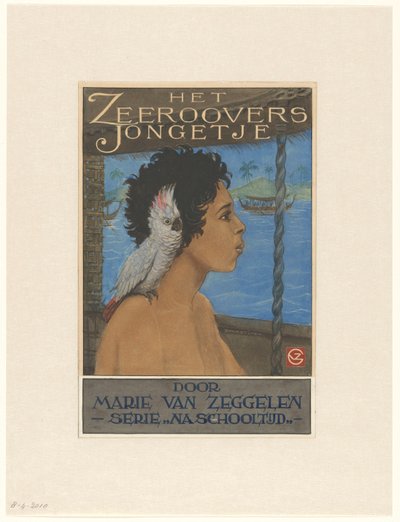 Frontespizio per Het Zeeroovers Jongetje di Marie van Zeggelen da Henri Verstijnen