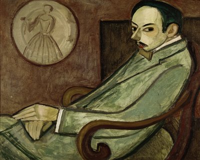 Ritratto di Pierre-Jean Jouve (1887-1976) 1909 da Henri Victor Gabriel Le Fauconnier