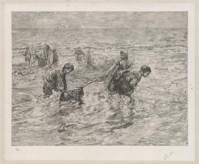 Bambini lungo il mare da Henri Wouters