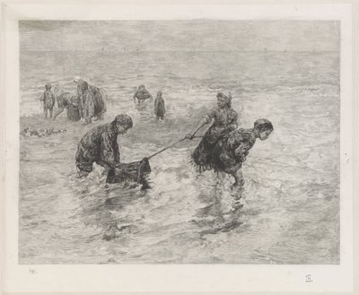 Bambini lungo il mare da Henri Wouters