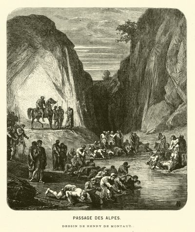 Attraversamento delle Alpi da Henri de (after) Montaut