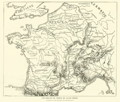Terre dei Galli al tempo di Giulio Cesare da Henri de (after) Montaut