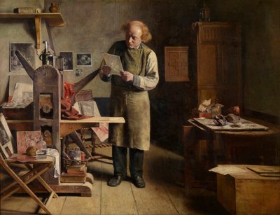 Il tipografo da Henri de Braekeleer