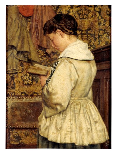 Donna che legge da Henri de Braekeleer