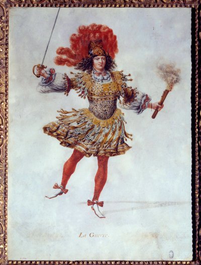 Costume per la Guerra nel balletto Le nozze di Peleo e Teti da Henri de Gissey