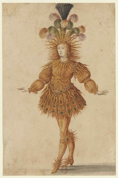 Luigi XIV come Apollo nel balletto Ballet de la Nuit, 1653 da Henri de Gissey