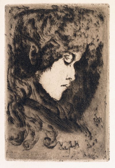 Testa di Donna da Henri de Groux