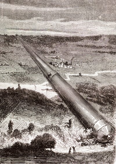 Il cannone spaziale gigante di J.T. Maston da Henri de Montaut
