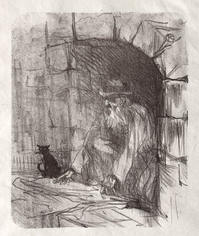 Ai piedi del Sinai: Una Retrobottega a Cracovia da Henri de Toulouse-Lautrec