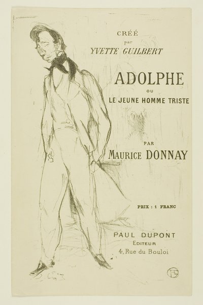 Adolphe—Il giovane triste da Henri de Toulouse-Lautrec