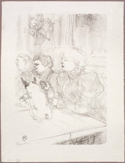 A La Souris, Madame Palmyre da Henri de Toulouse-Lautrec